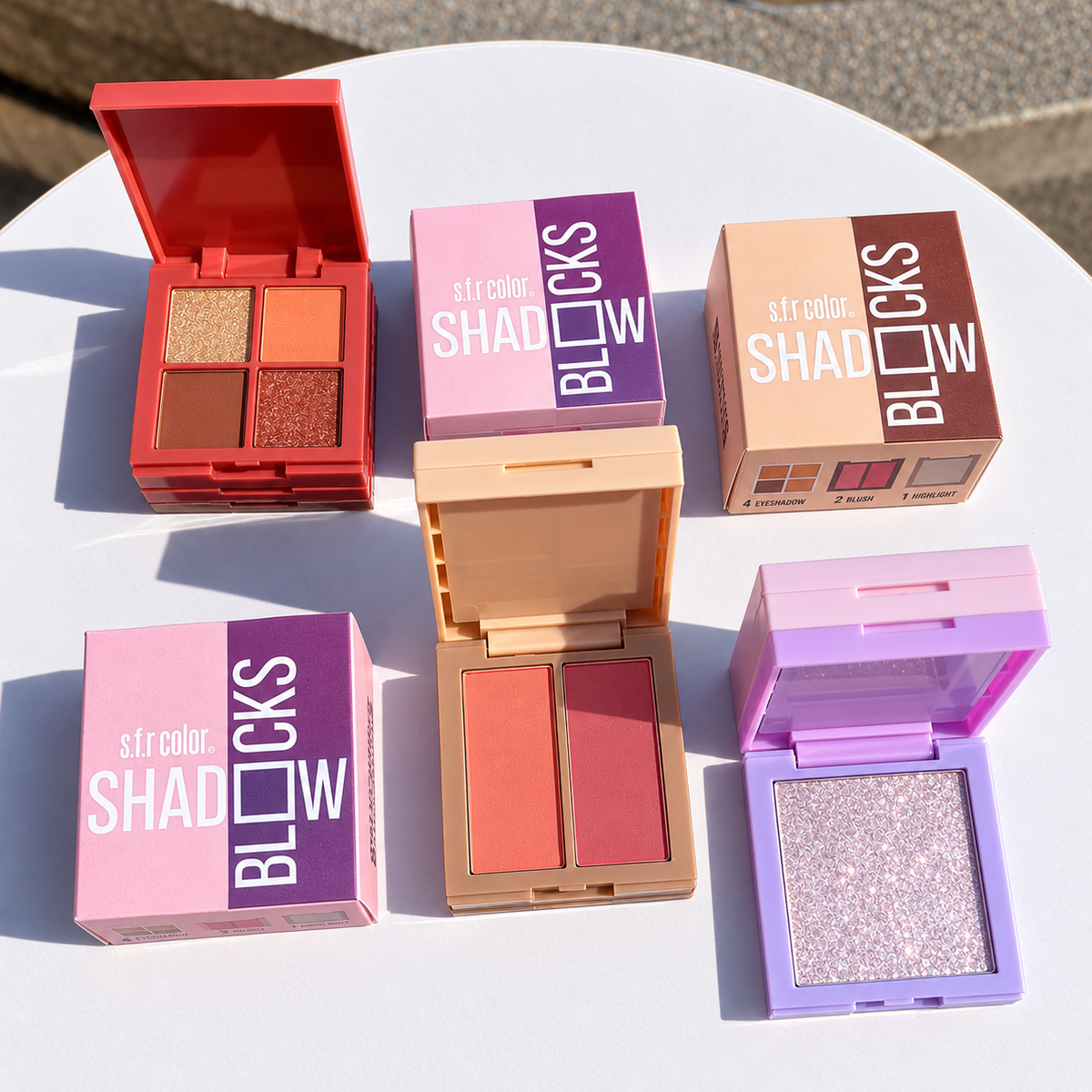 3 in 1 Layers Shadow Block Full Face Makeup Palatte