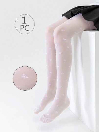 Ballerina 🩰 white bow leggings