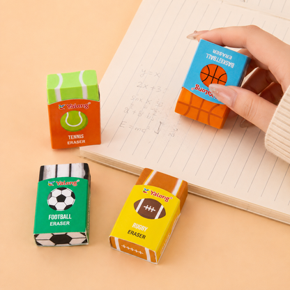 Yalong Sports Ball Erasers Set Of 2