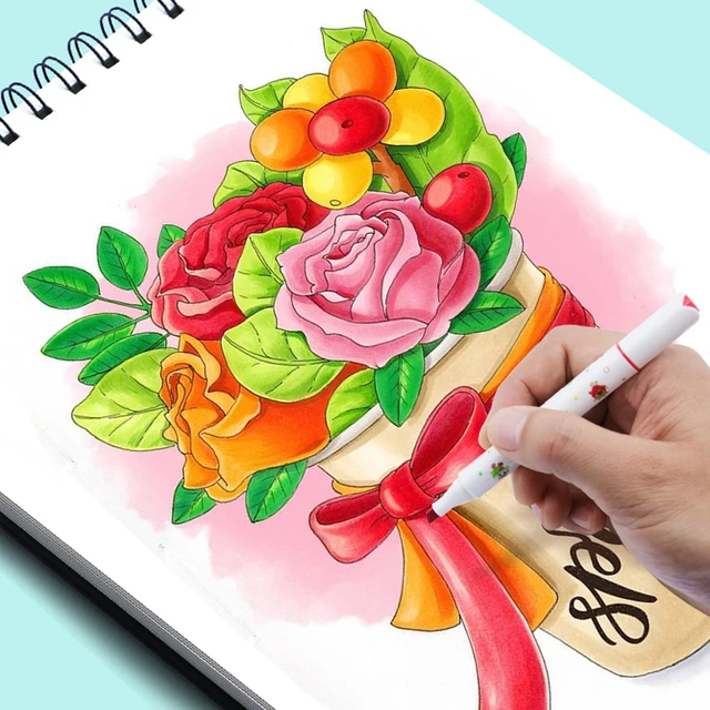 Yalong Fruit Aroma Double Sided Markers