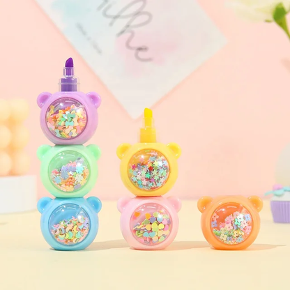 Cute Bear Stackable Highlighters