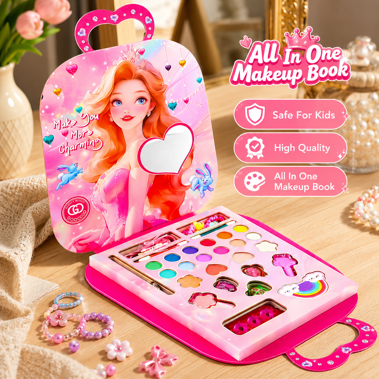 Igoodco All In One Doll Big Bag Kids Makeup Kit