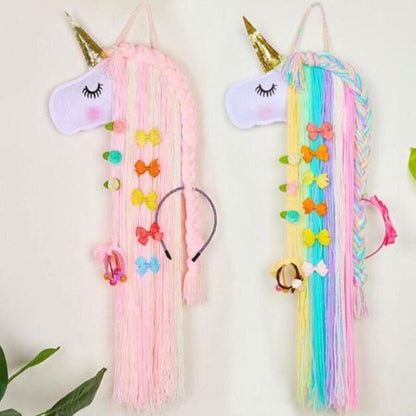 Unicorn & Mermaid Hair Accessory| Bow Organizer Hanger for Kids