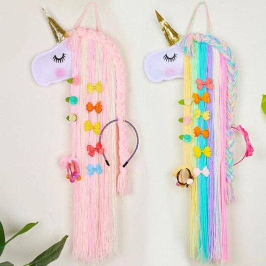 Unicorn & Mermaid Hair Accessory| Bow Organizer Hanger for Kids