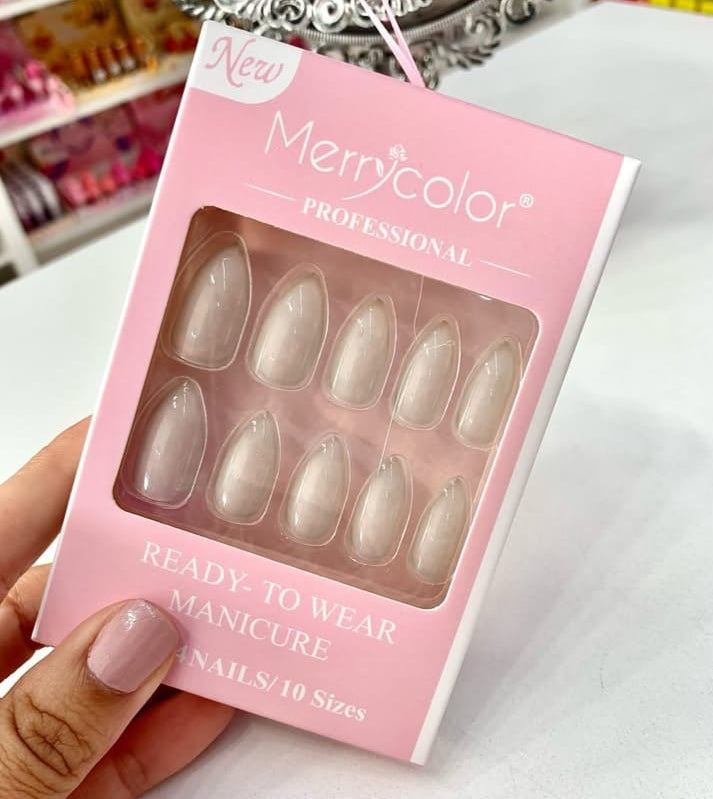 Merry Color Almond Shape Nails