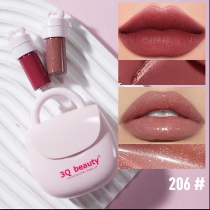Korean Bag Lip Gloss Pack Of 2 Lipstick