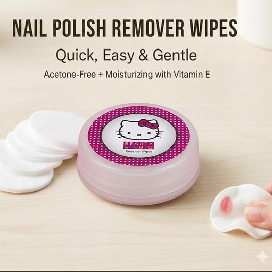 Hello Kitty Nail Polish Remover Wipes Pad