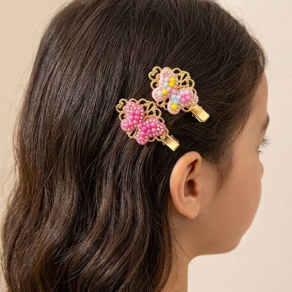 Dancing Butterfly Wings Hair Clips Pack Of 4
