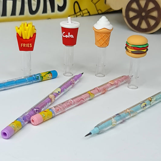 Foodie Bullet Pencils (Set Of 4)