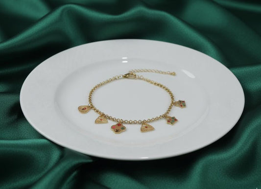 Multi Charms Stainless Steel Bracelet