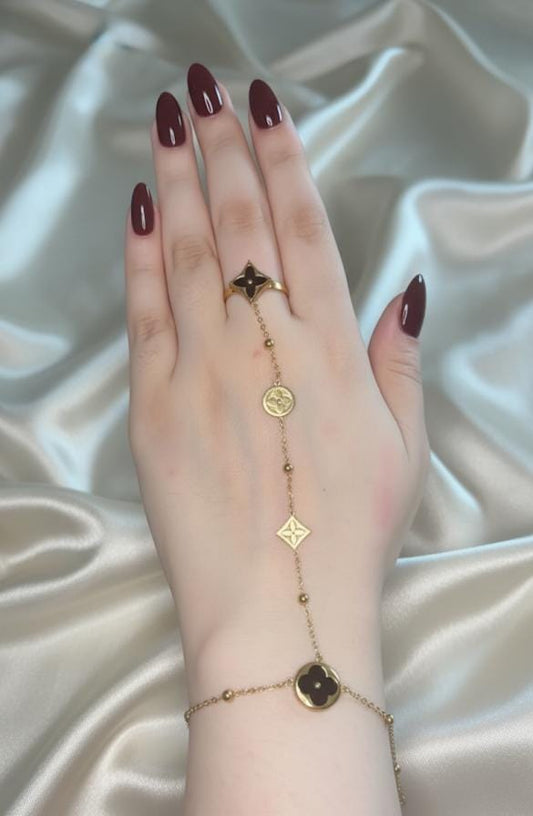 Stainless Steel Anja – Bracelet with Ring