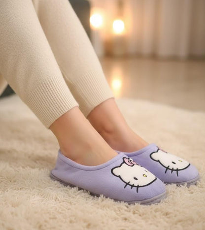 Cozy Winter Hello Kitty Shoes