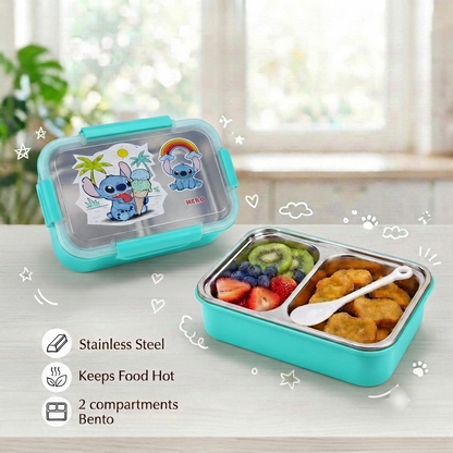Stitch Big Size Stainless Steel Lunch Box