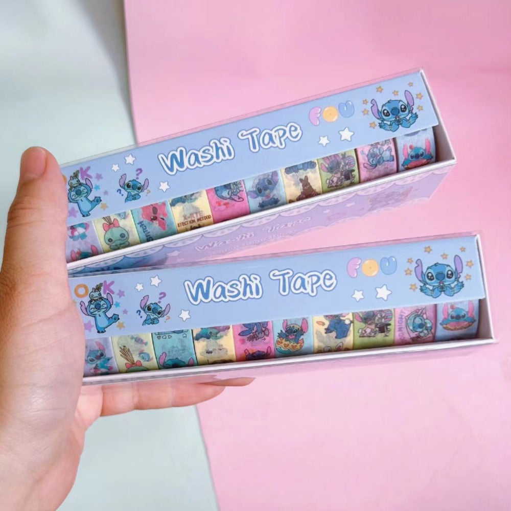Sanrio Washi Tapes – Pack of 10 | Cute Decorative Tape for Journaling & Crafts