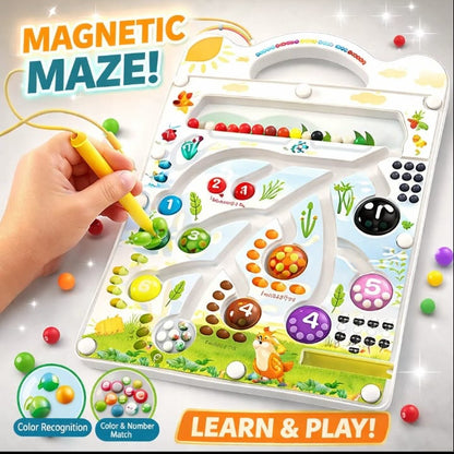 Magnetic Maze Beads Educational Learning Board
