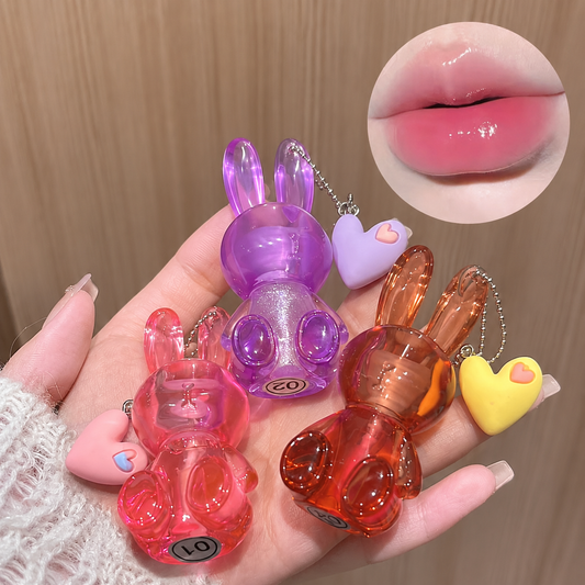 Korean Lips Bunny Lip Gloss Keychain