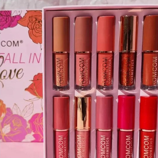 Romcom 12 Lipglosses Pack Drawer Kit
