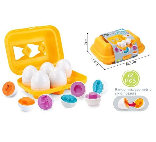 Eggs Color And Shape Matching | Educational Toy For Kids