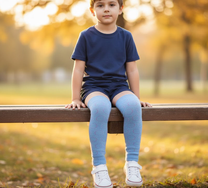 Boys Printed Leg Warmers