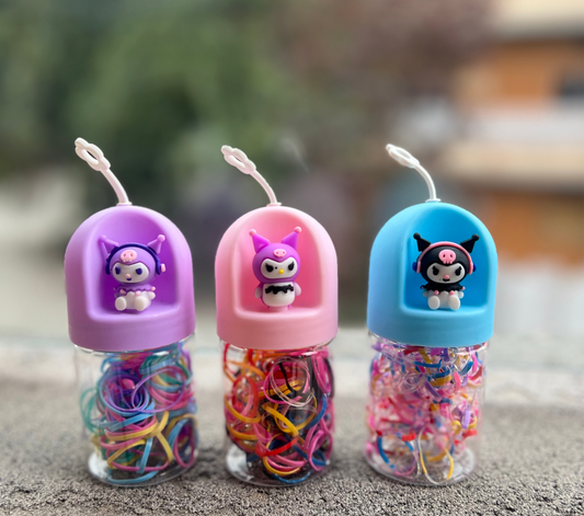 Kuromi Hair Pony Rubber Bands