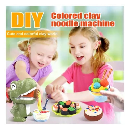 Dinosaur Noodle Making Clay Set