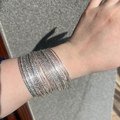 Chandni Silver Set of 36 Bangles