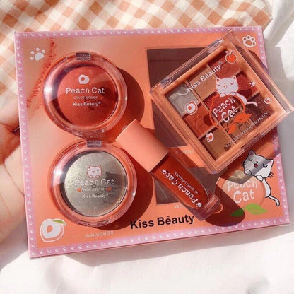Kiss Beauty Peach Makeup Set