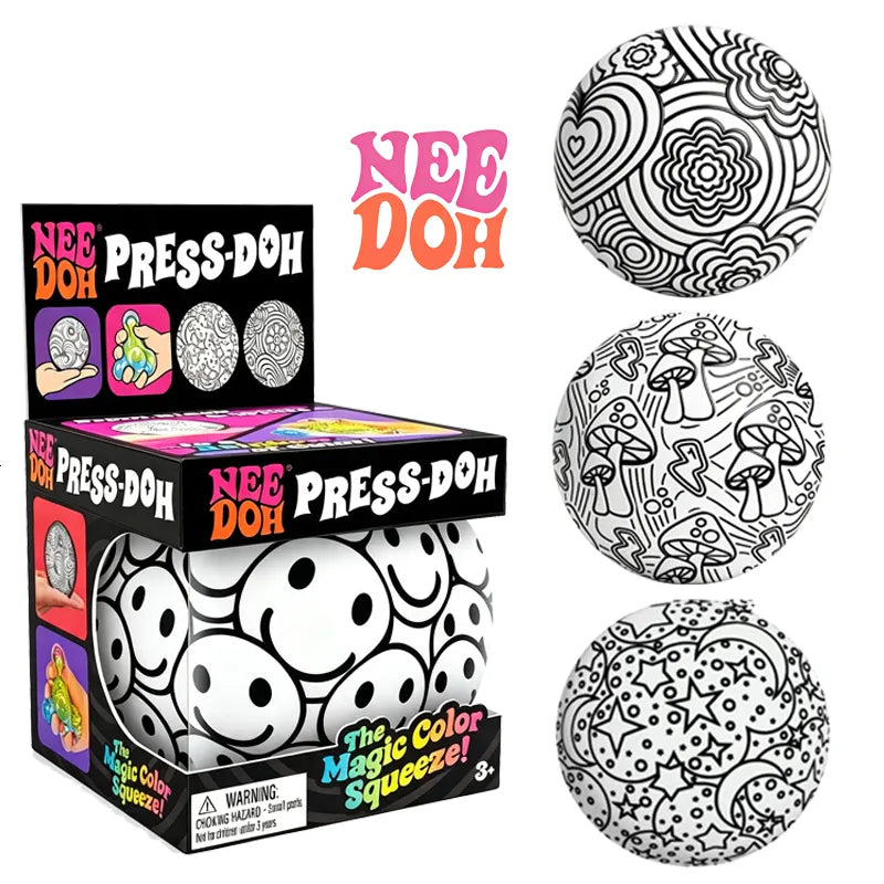Needoh Press Doh Nice Cube Color Changing Squishy