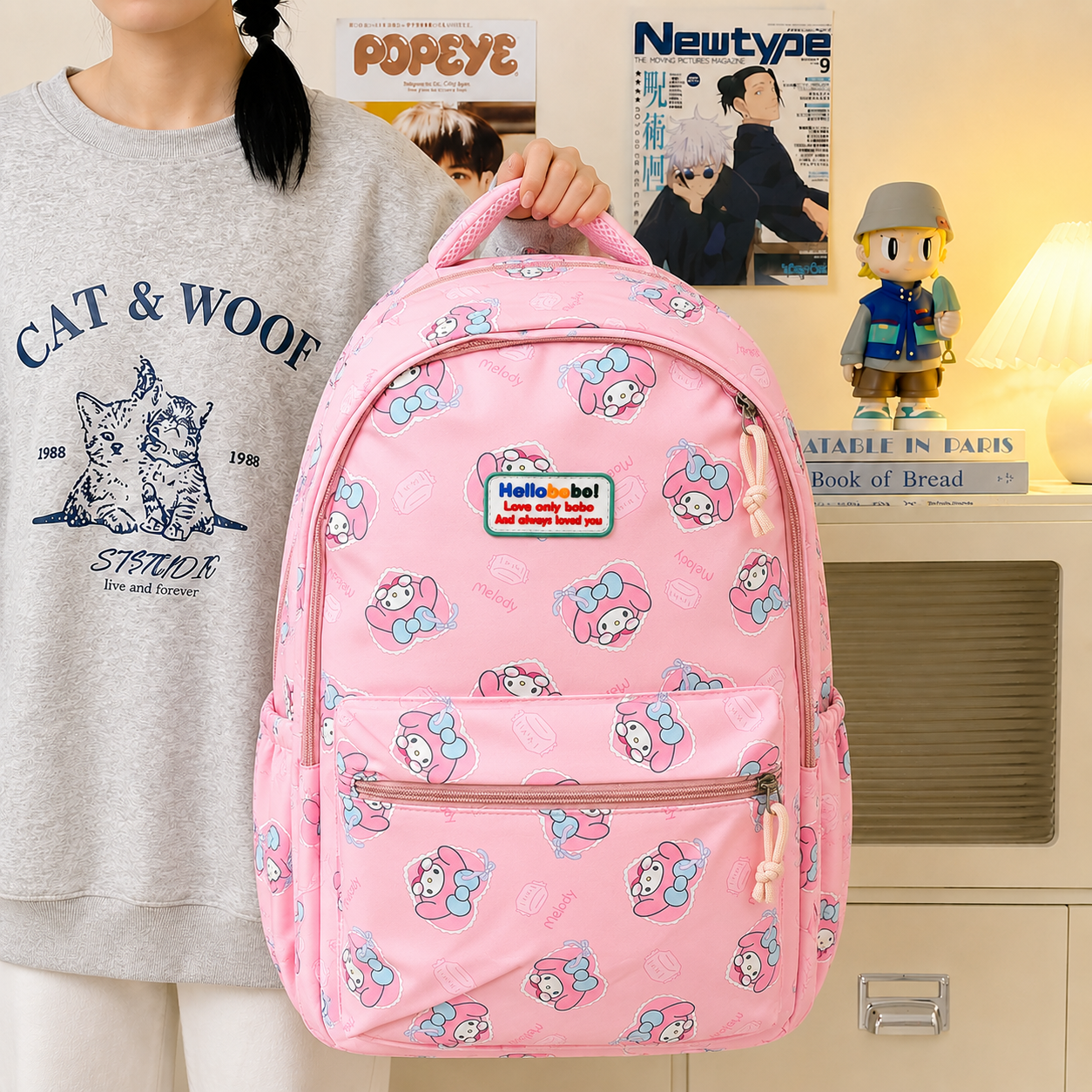 Shein My Melody School Bag | 17 Inches