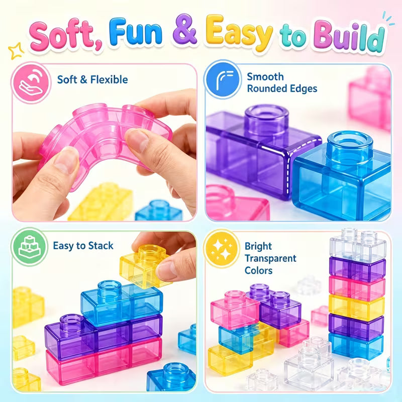 Soft Rubber Viral Gummy Jelly Blocks