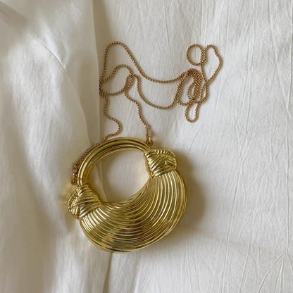 Pinteresty Knotted Half Moon Bag | Clutch | Purse