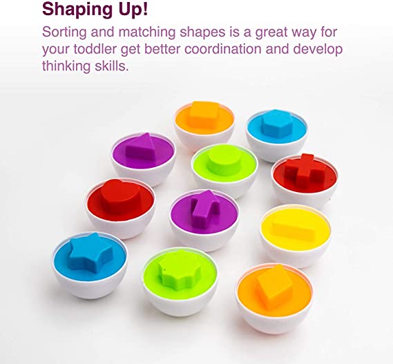 Eggs Color And Shape Matching | Educational Toy For Kids