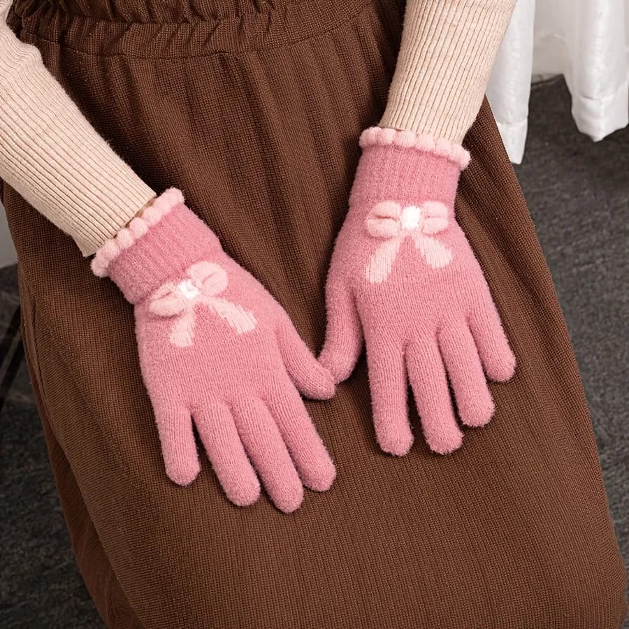 Bow Coquette Hand Gloves