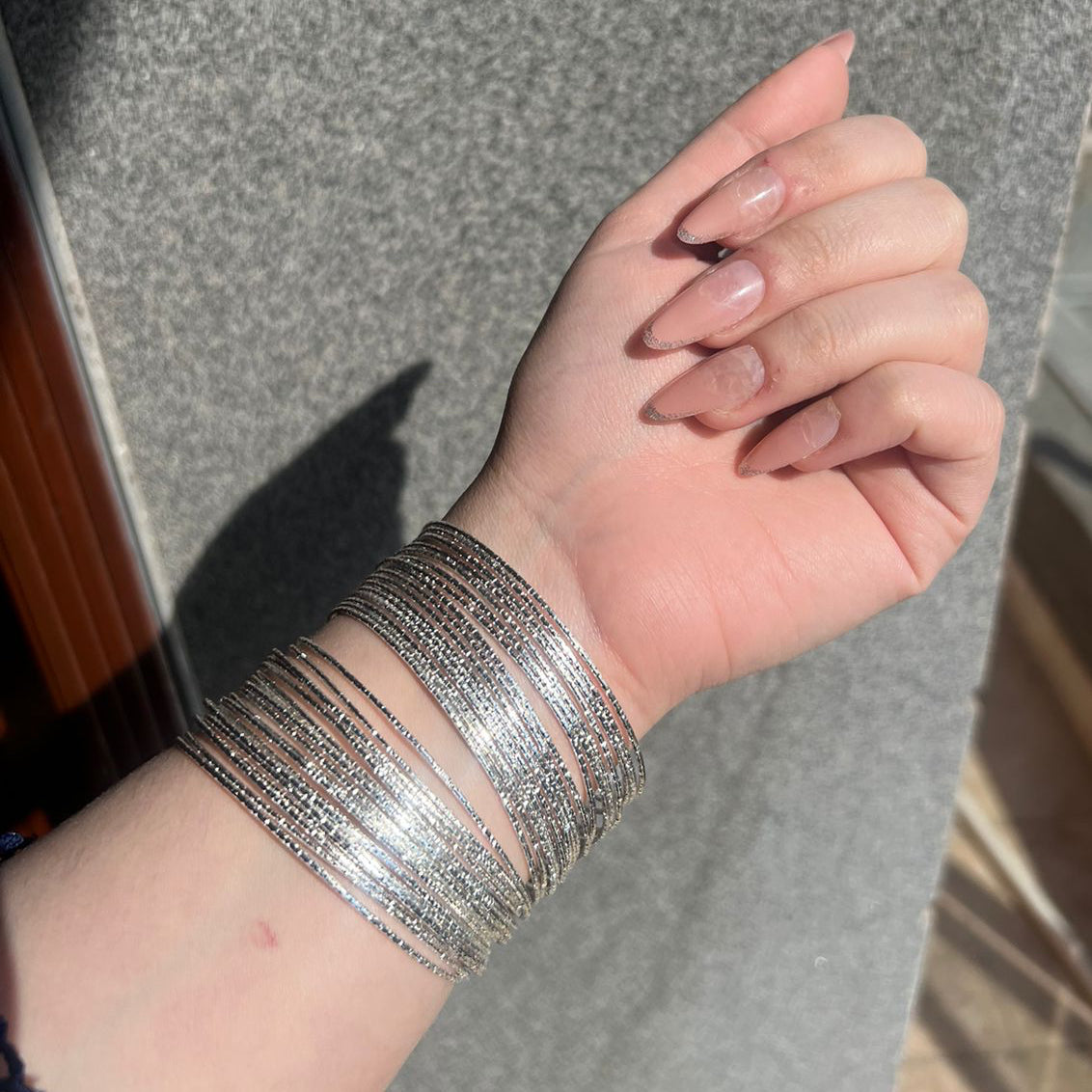 Chandni Silver Set of 36 Bangles