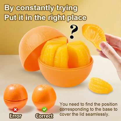 Orange Puzzle Toy | Kids Sorting Toy