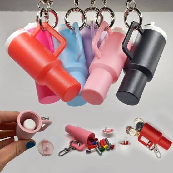 Tumbler Sipper Keychain | Bag Hanging