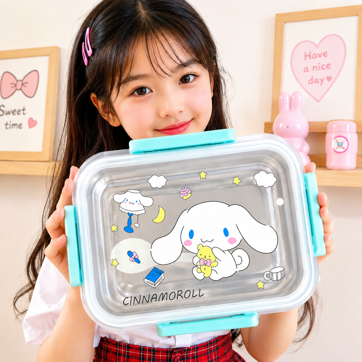 Cinnamoroll Stainless Steel Lunch Box