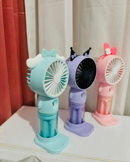 Sanrio Hand Fan With Mist And Stand