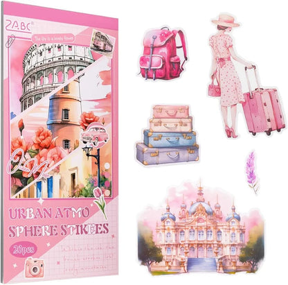 Vintage Journaling Sticker Book 20 Sheets