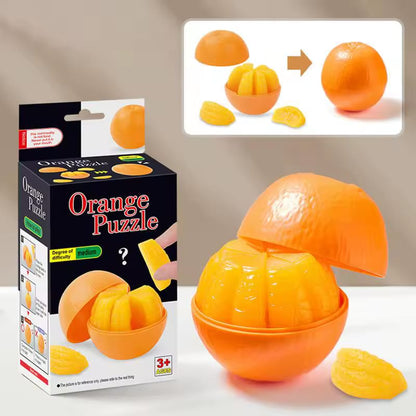 Orange Puzzle Toy | Kids Sorting Toy