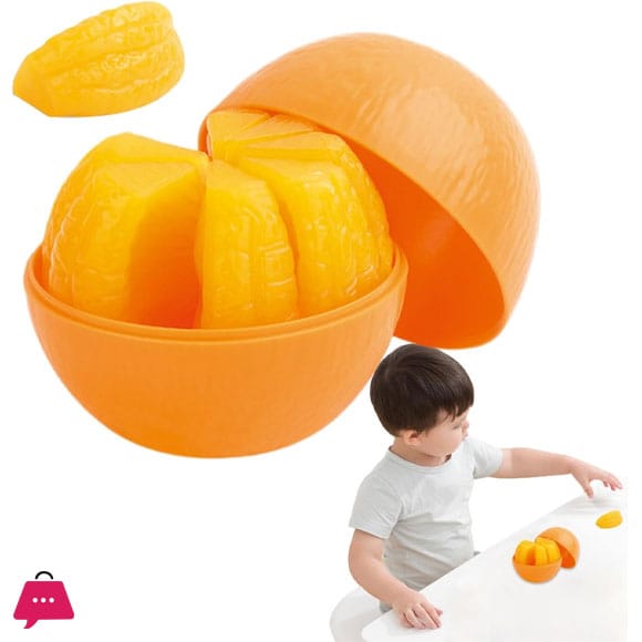 Orange Puzzle Toy | Kids Sorting Toy