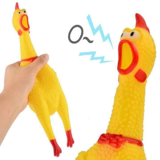 Screaming Chicken and Cow Toy | Press and Scream toy