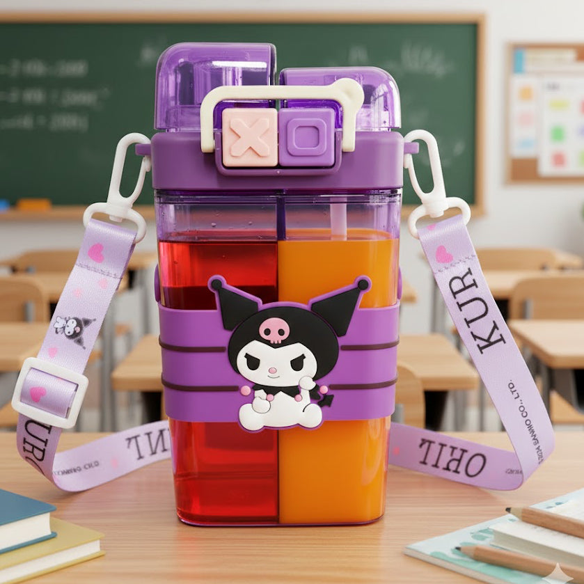 Sanrio Two Way 2 In 1 Partition Water Bottle