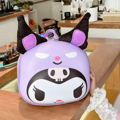 Kuromi Round Hard Case Backpack