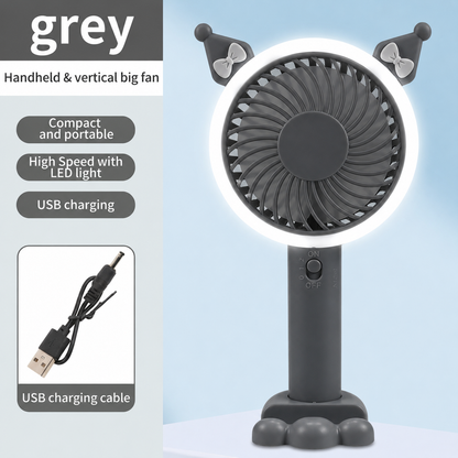 Kuromi Big Size Led Light Hand | Desk Fan