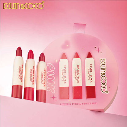 Korean Lipstick Crayon | Set of 3