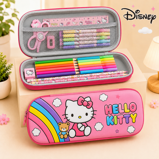 Hello Kitty Hard Case 3D Stationery Organizer Pencil Pouch