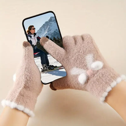 Bow Coquette Hand Gloves