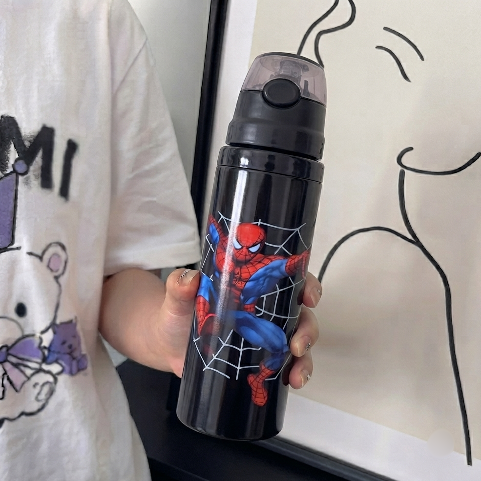 Spider Man Steel Water Bottle