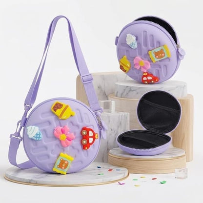 Kids 3D Charms Kawaii Sling Cross Body Bag